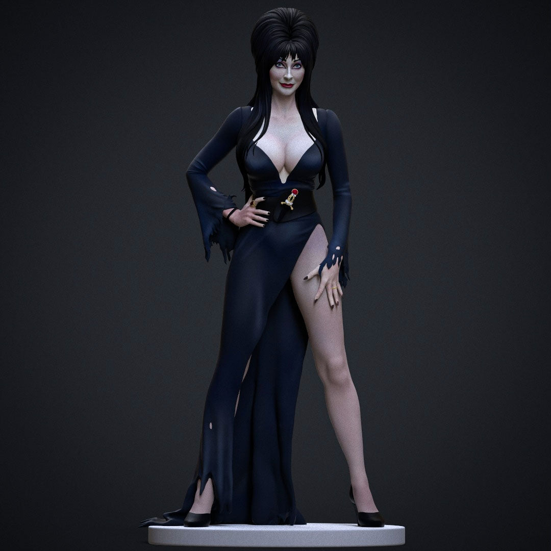 Elvira -3D Printed Statue 244mm Model Kit