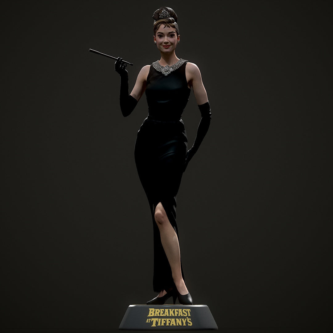 Tiffany - Breakfast at Tiffanys - 3d Printed Model Sculpture
