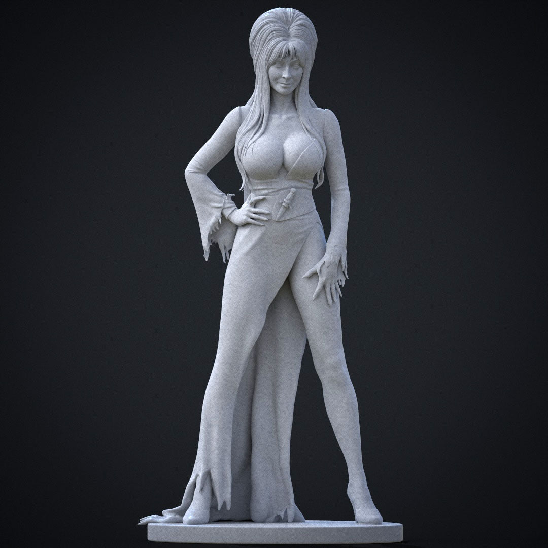 Elvira -3D Printed Statue 244mm Model Kit