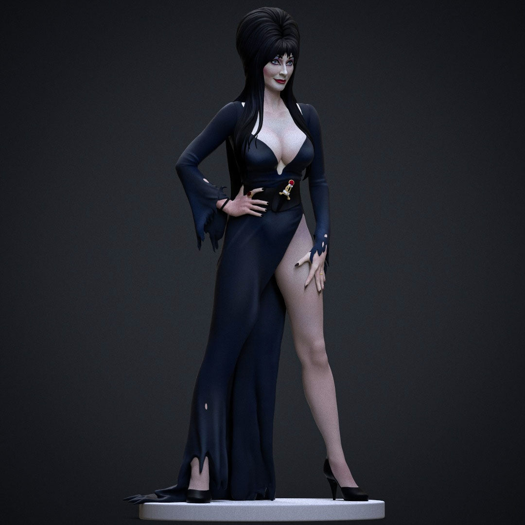 Elvira -3D Printed Statue 244mm Model Kit