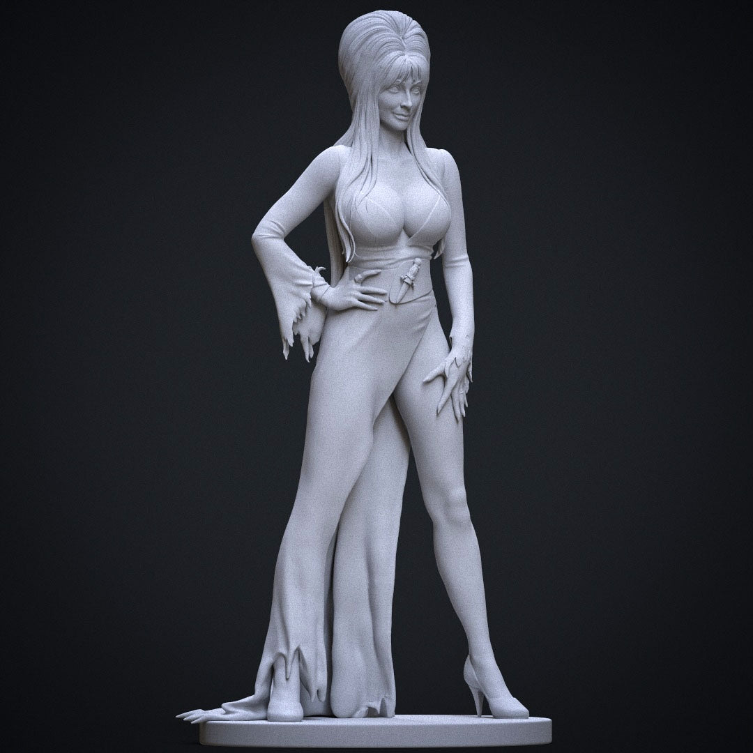 Elvira -3D Printed Statue 244mm Model Kit