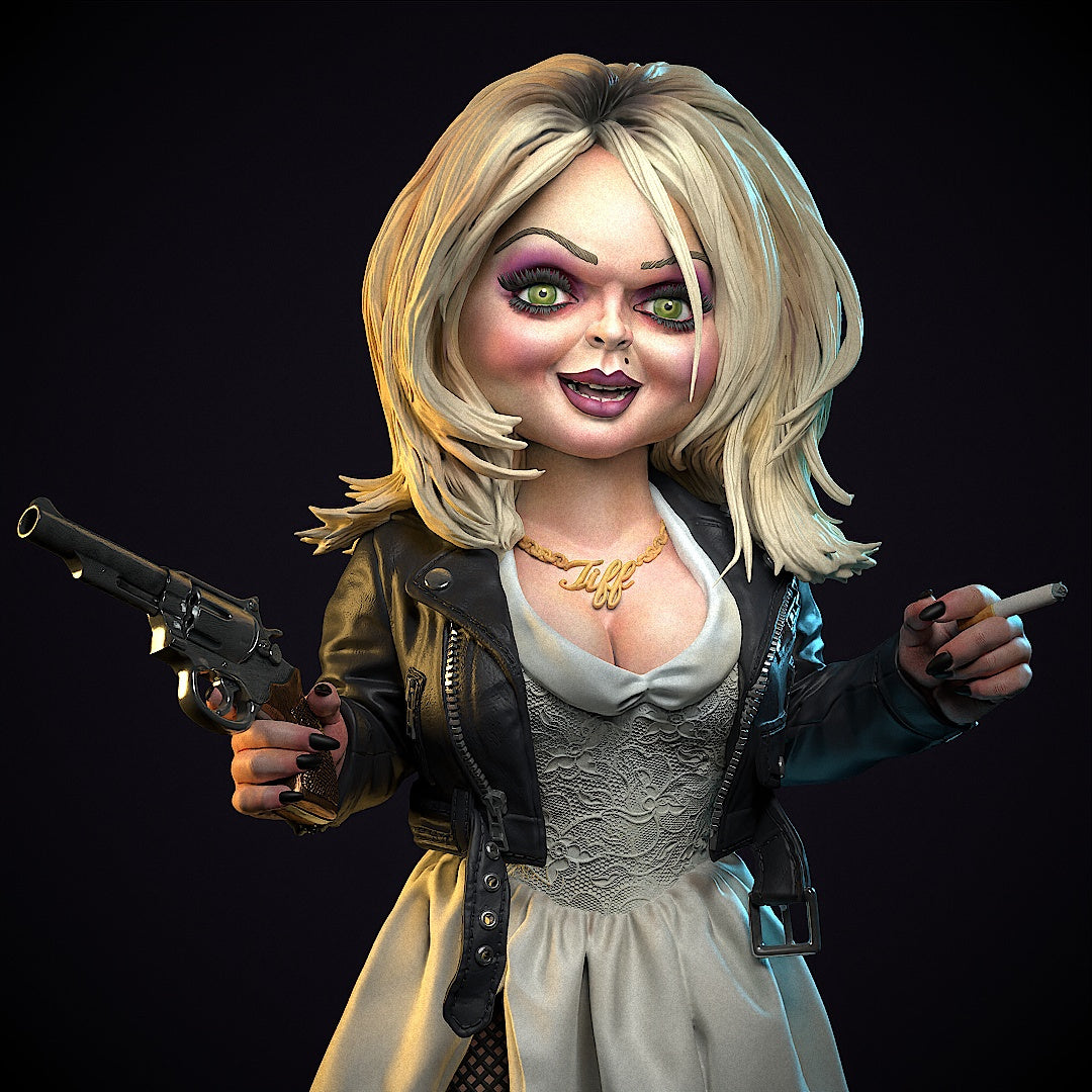 Tiffany - Bride of Chucky - 3D Printed Statue / Bust Model Kit