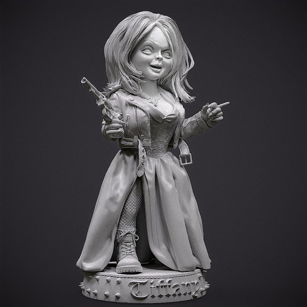 Tiffany - Bride of Chucky - 3D Printed Statue / Bust Model Kit