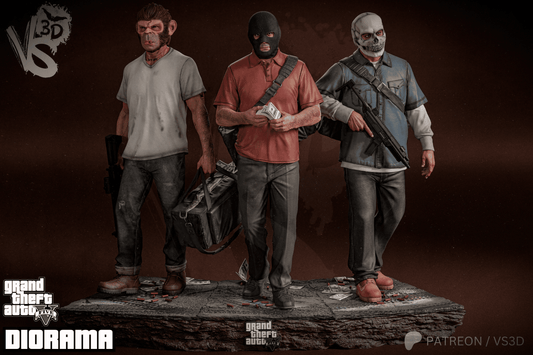 GTA V (Diorama) - Fan Art - 3D Print Kit