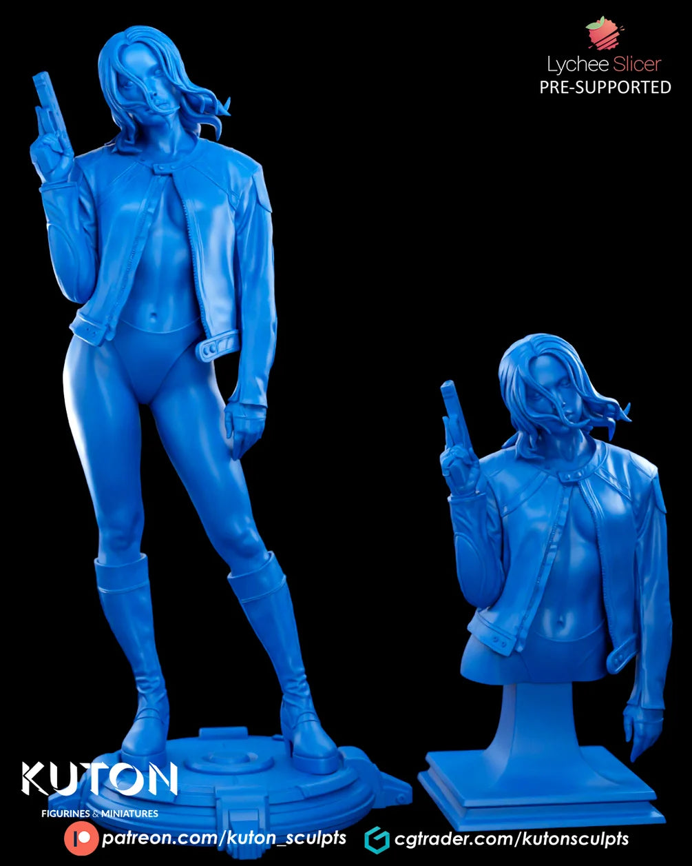 Adora - 3D Printed Fan Art - Bust or Full Figure (Kuton)