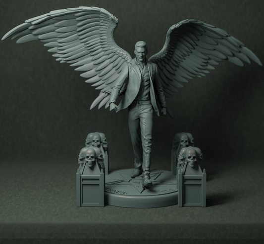 Lucifer Morningstar - 180mm - 3D Printed model kit