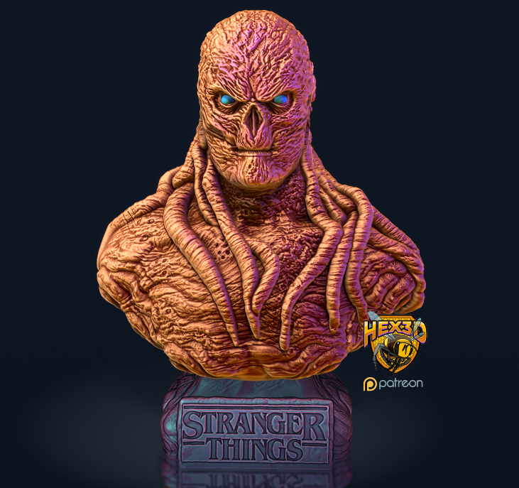 Vecna - Stranger Things Bust - 3d Print Model Kit