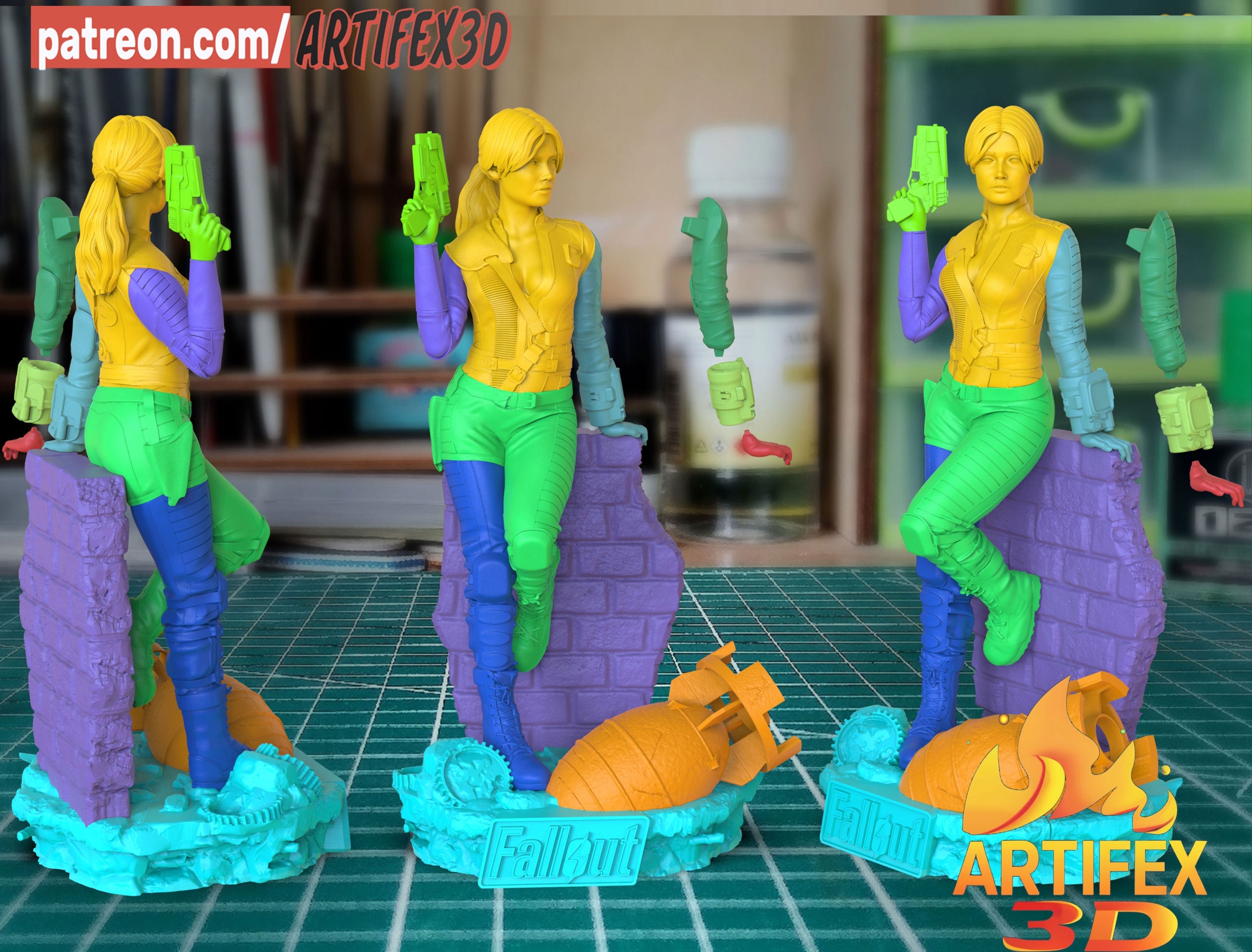 Fallout - Lucy MacLean  - 3D Printed Fan Art