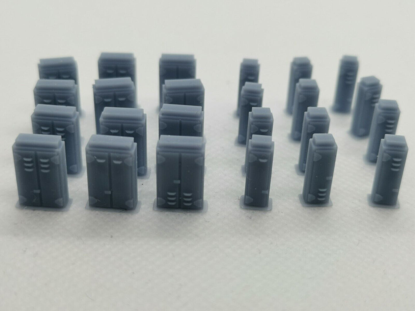 24 x Lineside Relay Box Set 'N' Gauge - ready to paint - no sanding required