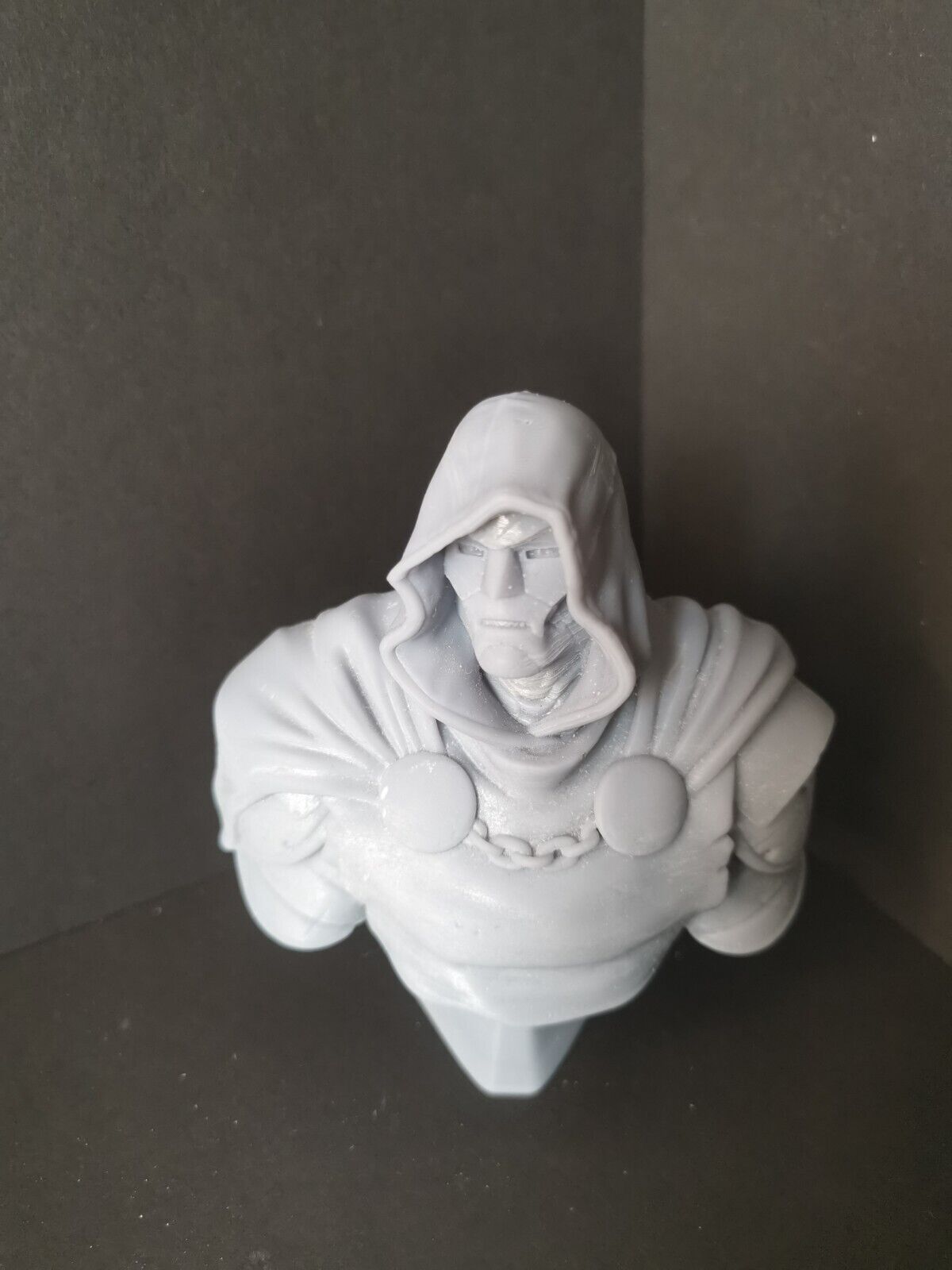 Doctor Doom (Marvel) Bust Fan Art - 3D Printed - 4" to 7" (101mm to 173mm)