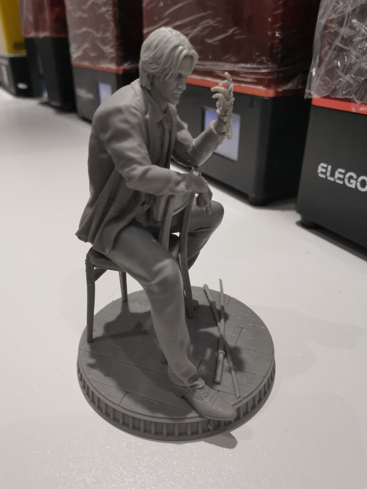 John Wick Statue (3D Printed) Fan Art - Sanix3D - 1:12, 1:10 or 1:6 scale