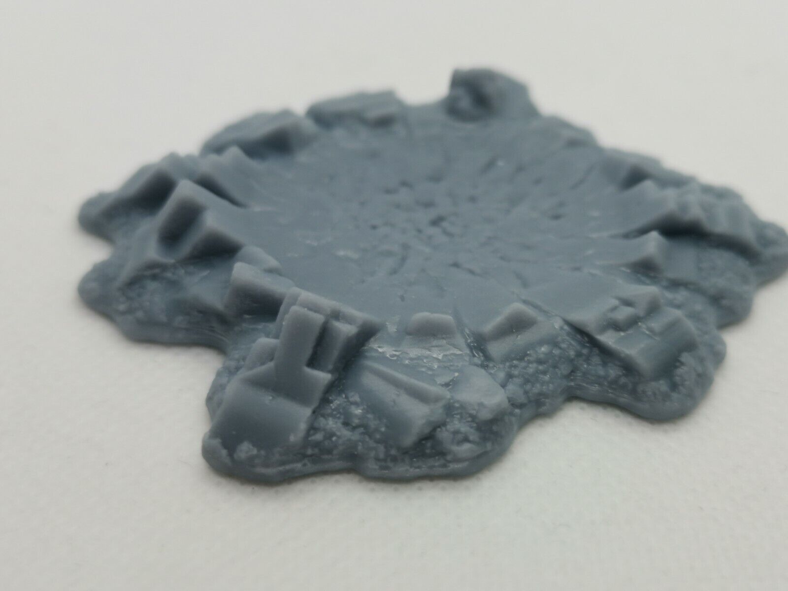 Small blast crater terrain scenery tabletop Miniatures games (x3)