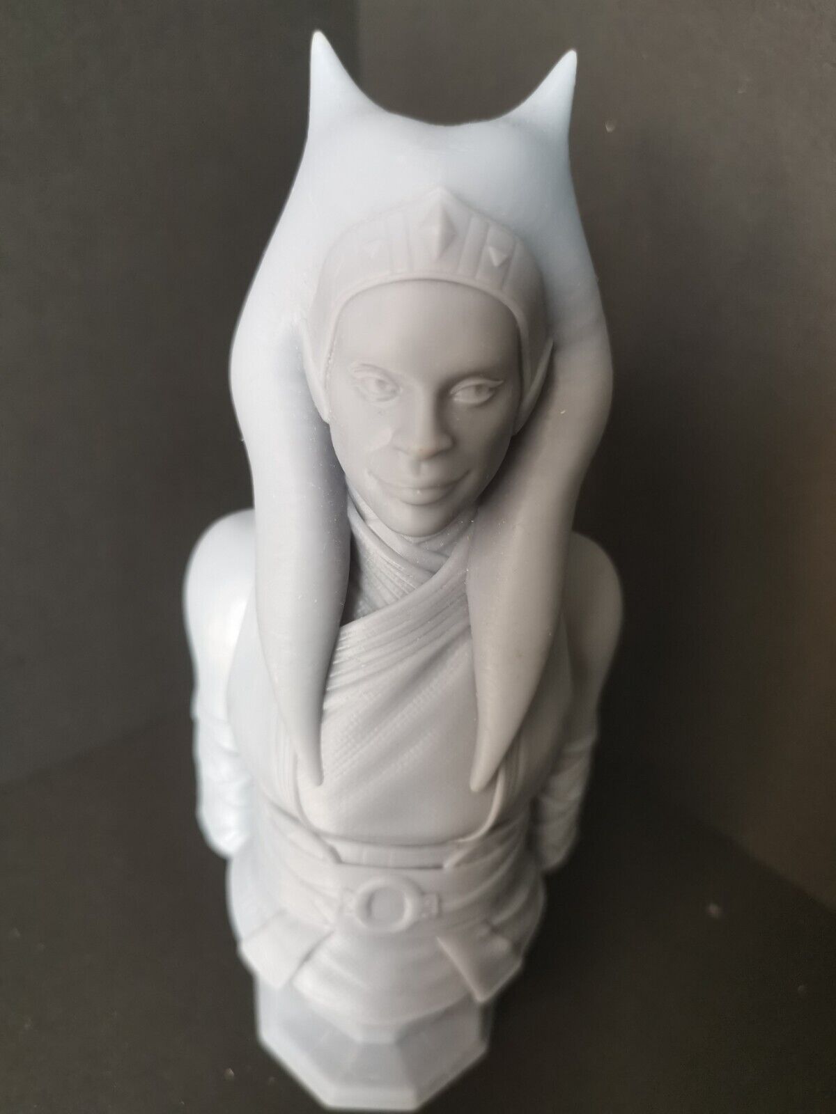 Ahsoka Tano (Star Wars Rebellion) Bust Fan Art Resin Printed Unpainted 4" to 8"