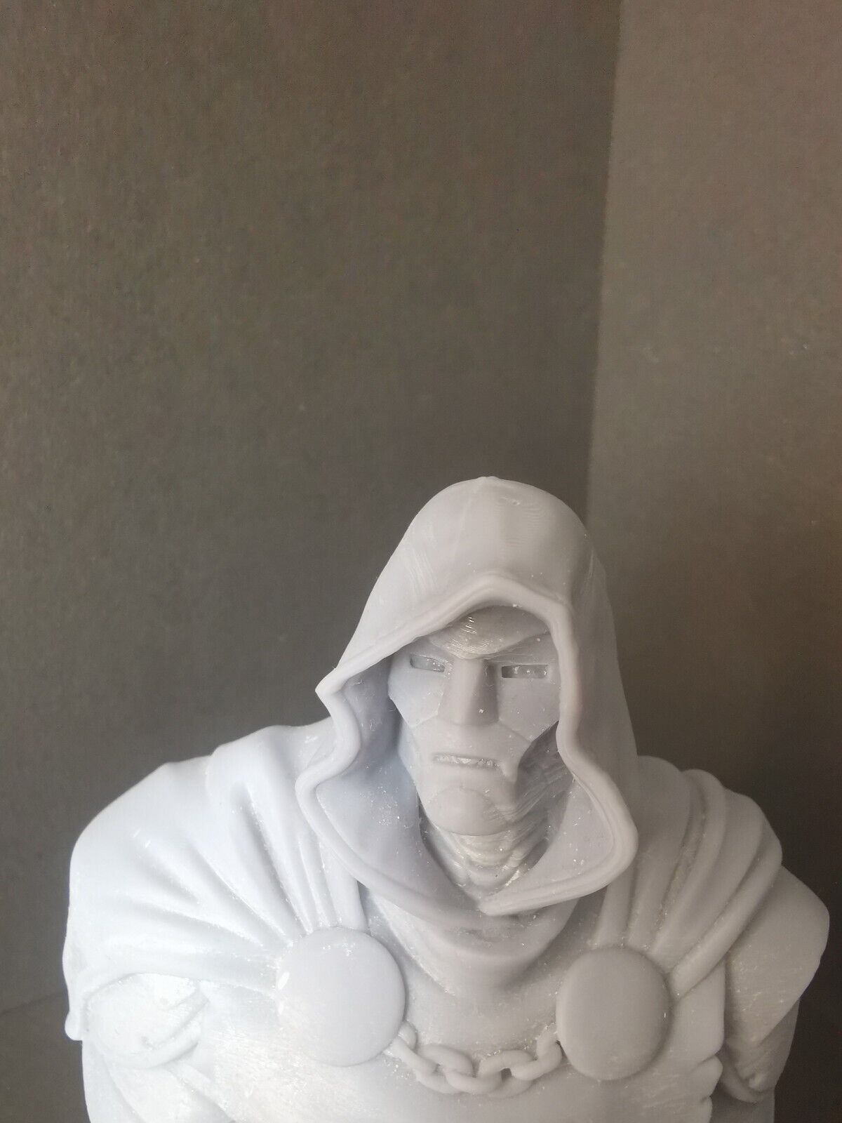Doctor Doom (Marvel) Bust Fan Art - 3D Printed - 4" to 7" (101mm to 173mm)