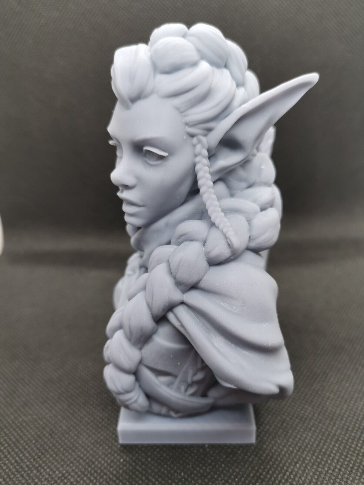 Elf Archer Fan Art Bust 5" (125mm) 3D Resin Printed - 4" to 7" (102mm - 177mm)