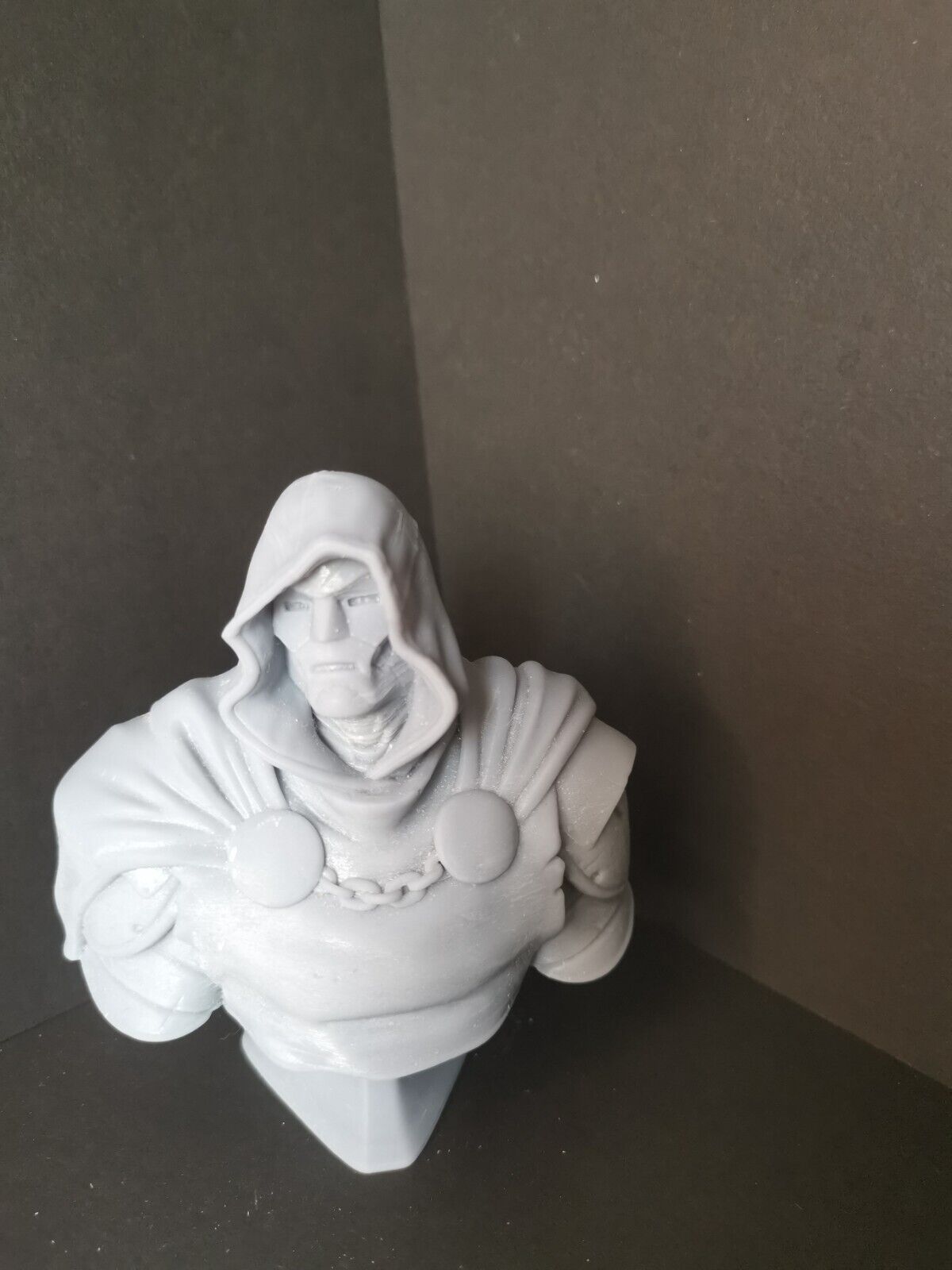 Doctor Doom (Marvel) Bust Fan Art - 3D Printed - 4" to 7" (101mm to 173mm)