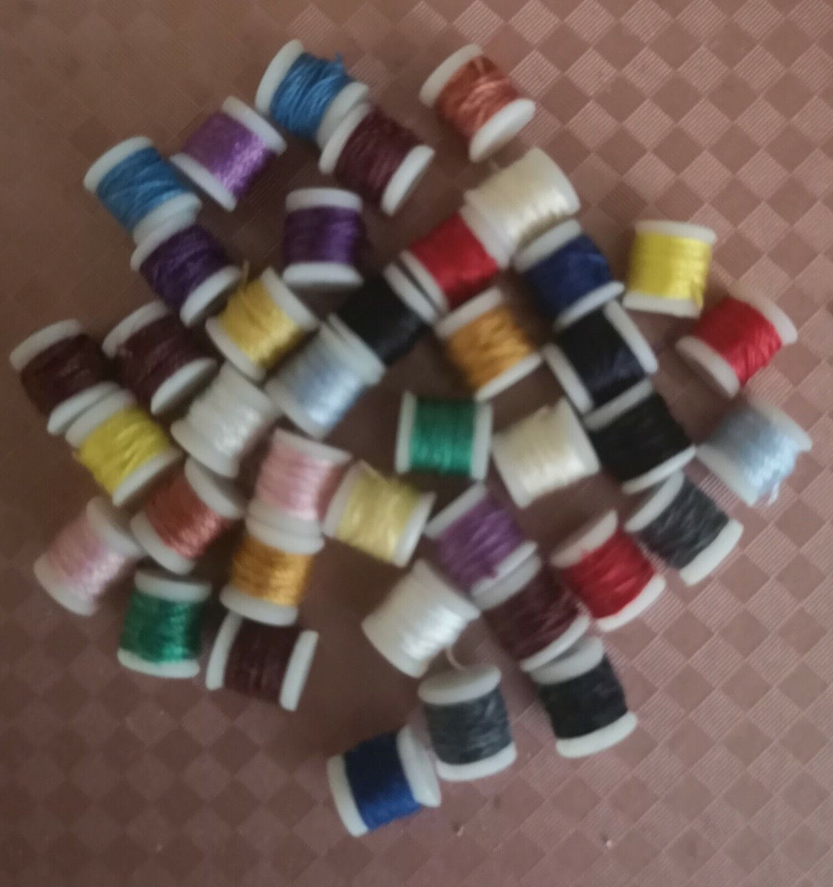 20 X Miniature Cotton Spool Thread Reels For Your Doll House 5mm