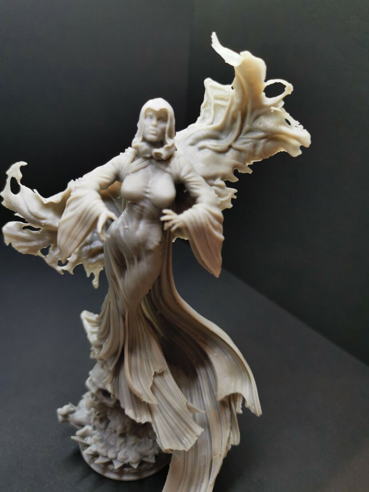 Lady Death Statue (3D Printed) Fan Art 4" to 19" (102mm to 482mm)