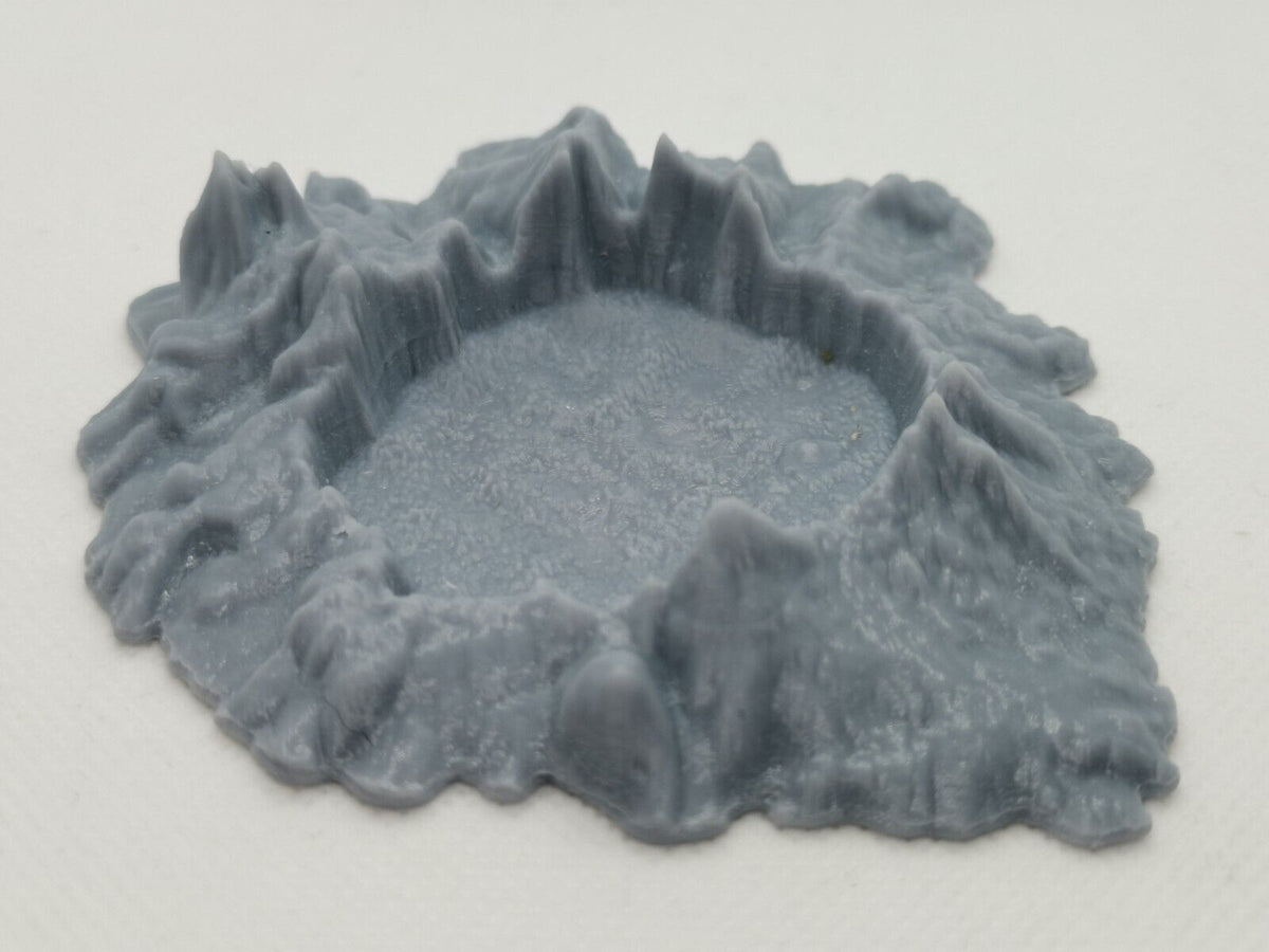 1 x Crater Lake - for terrain tabletop Miniatures games 28mm etc
