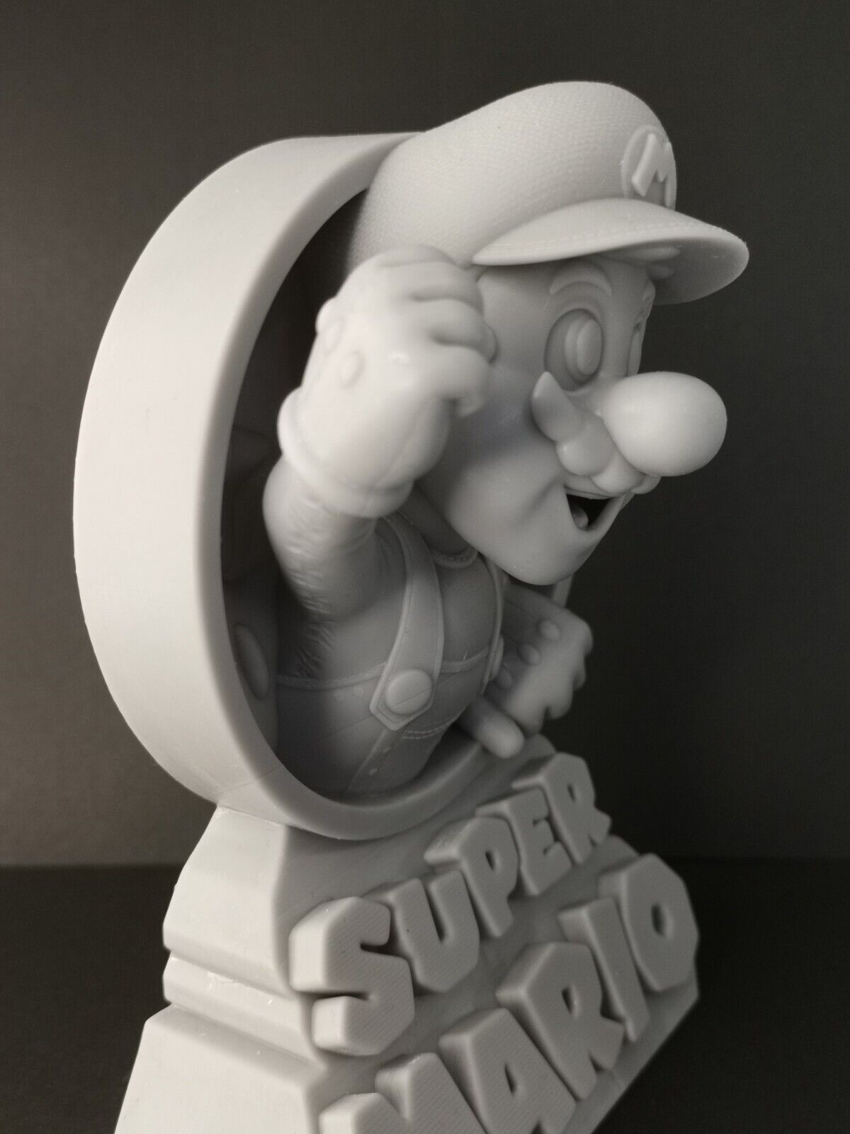 Super Mario Fan Art Bust Miniature Figure Model 3D Resin Print 100mm - 200mm