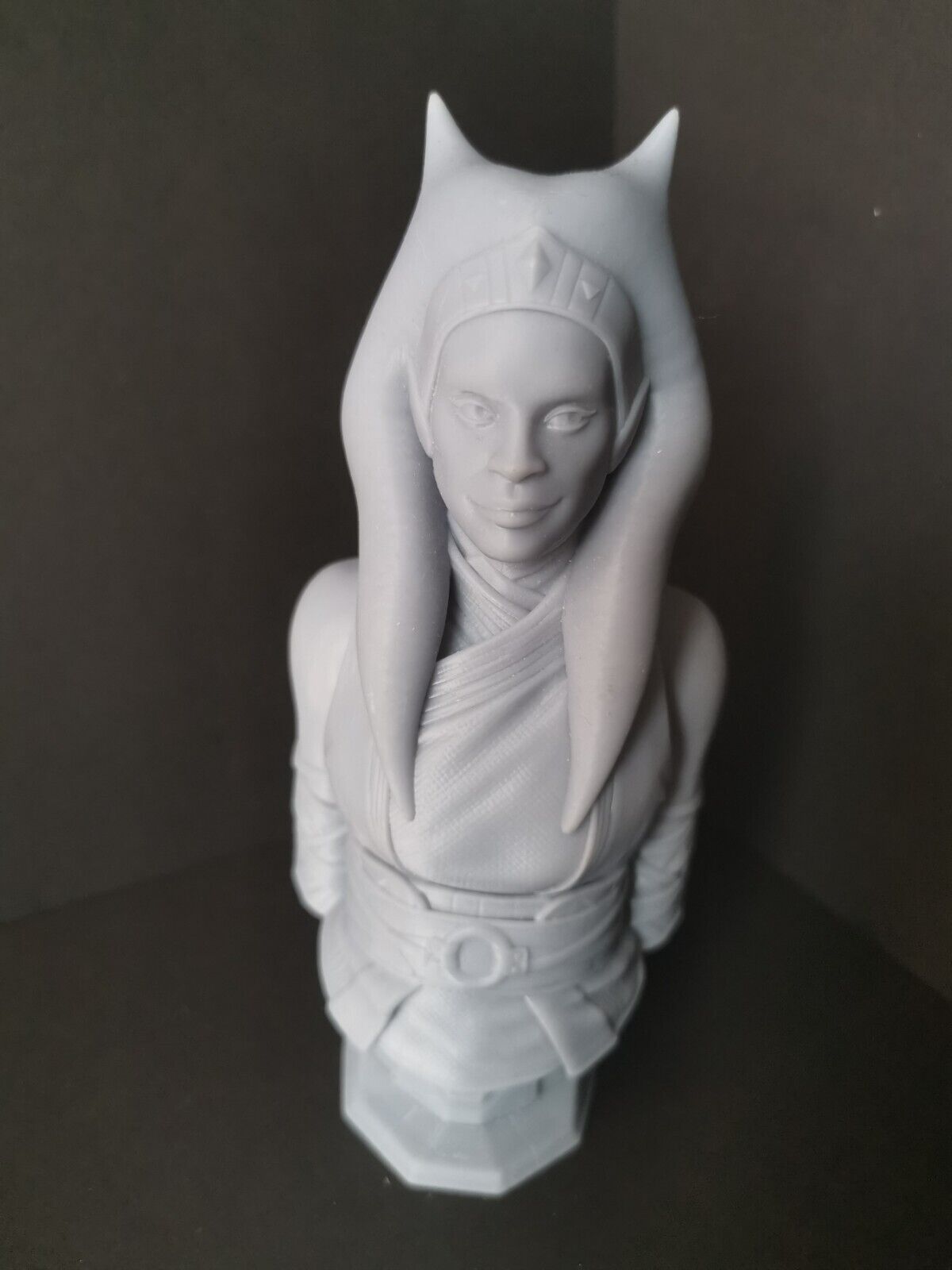 Ahsoka Tano (Star Wars Rebellion) Bust Fan Art Resin Printed Unpainted 4" to 8"