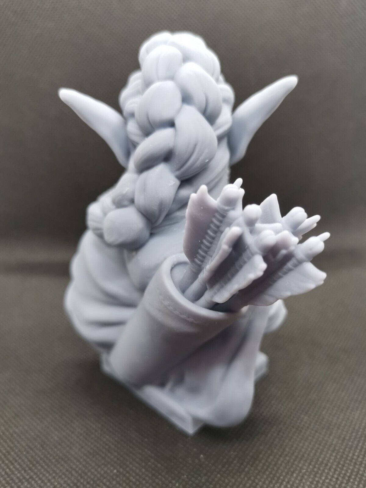 Elf Archer Fan Art Bust 5" (125mm) 3D Resin Printed - 4" to 7" (102mm - 177mm)