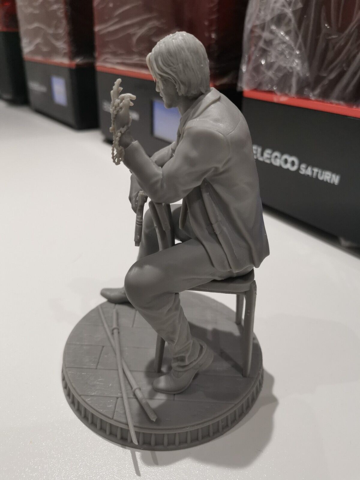 John Wick Statue (3D Printed) Fan Art - Sanix3D - 1:12, 1:10 or 1:6 scale