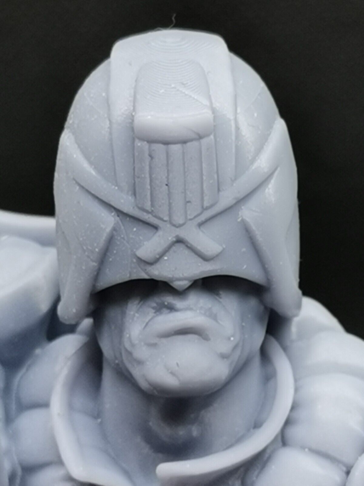 Judge Dredd Fan Art Bust 5" (125mm) 3D Resin Printed - High Quality