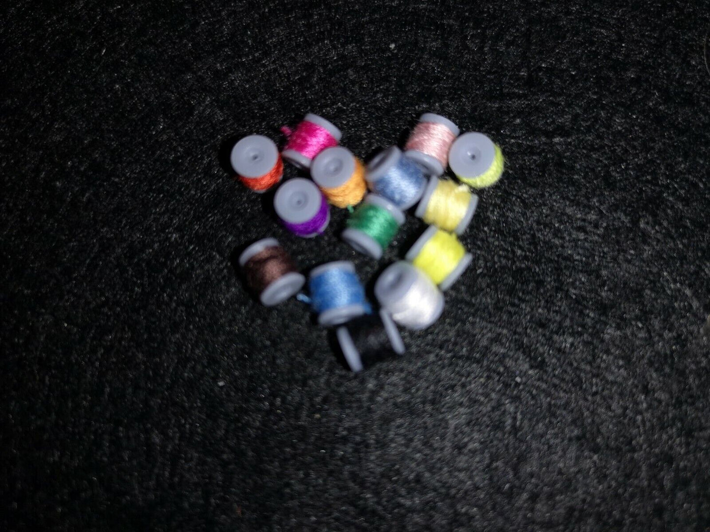 20 X Miniature Cotton Spool Thread Reels For Your Doll House 6mm