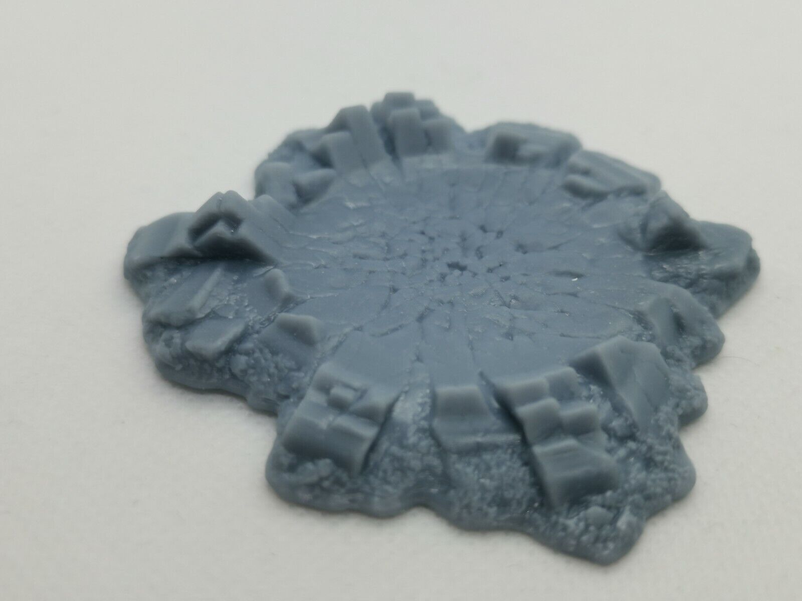 Small blast crater terrain scenery tabletop Miniatures games (x3)