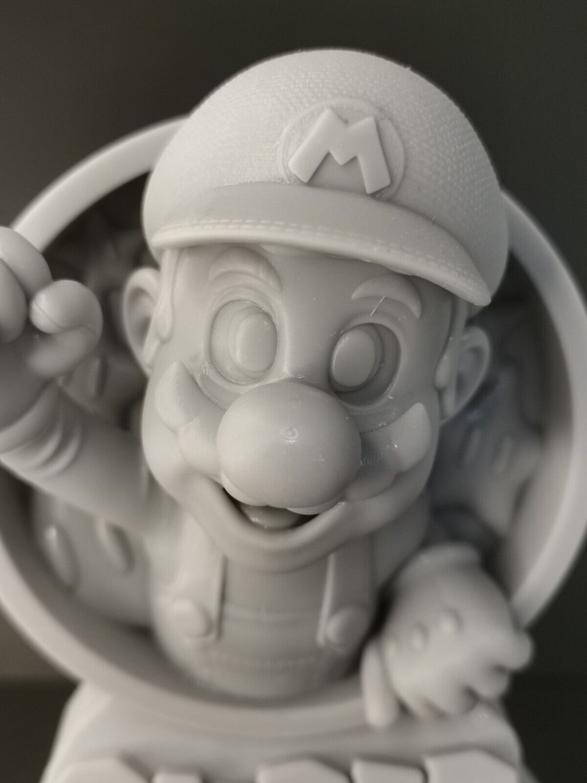Super Mario Fan Art Bust Miniature Figure Model 3D Resin Print 100mm - 200mm