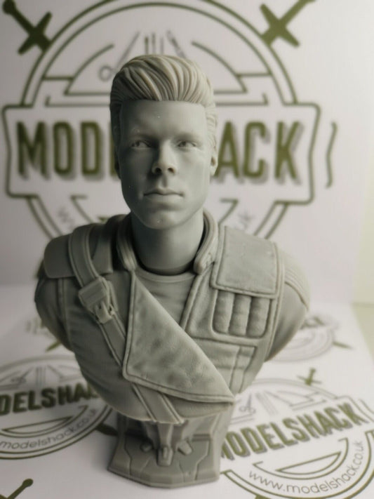 Cal Kestis (Star Wars) Bust - 3D Printed Fan Art - 144mm - 224mm