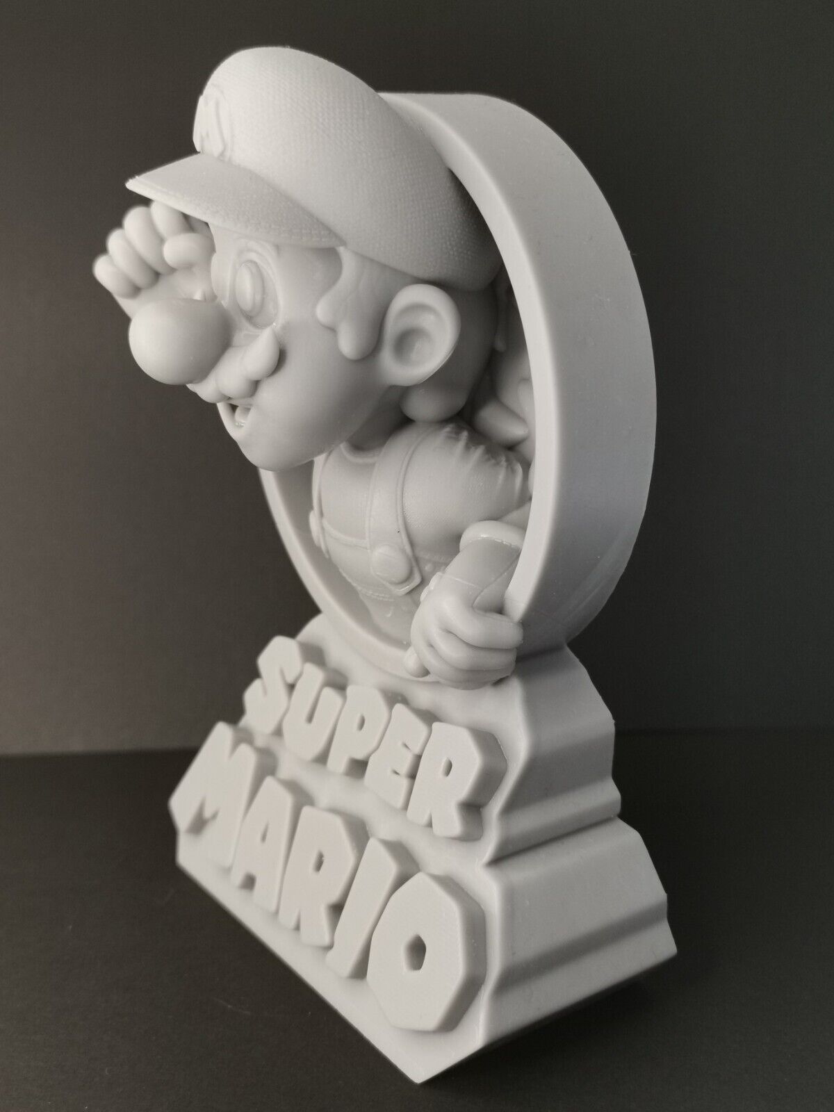 Super Mario Fan Art Bust Miniature Figure Model 3D Resin Print 100mm - 200mm