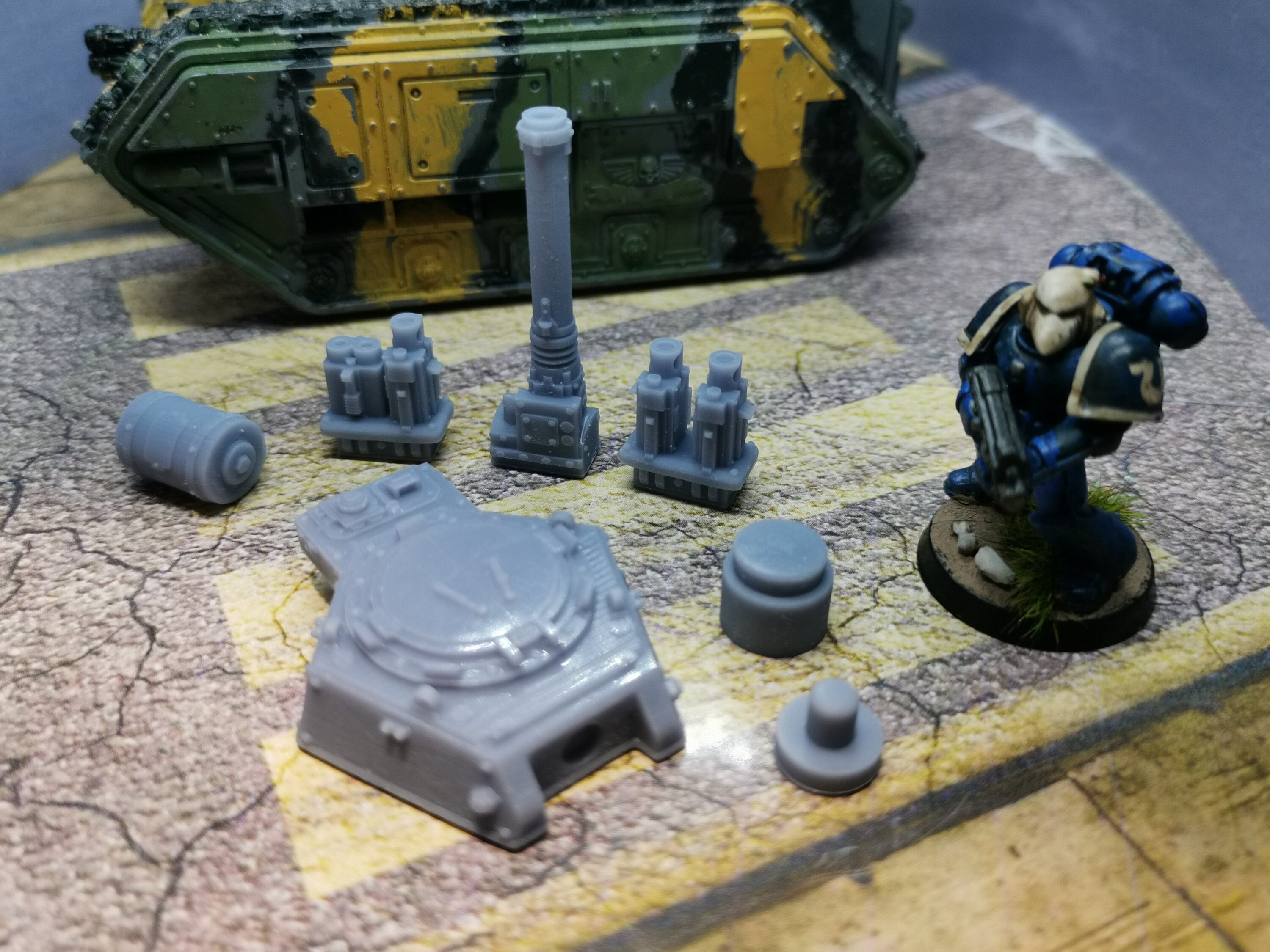 Chimera Turret & Weapons Bolters / Auto Cannon 28mm War Games