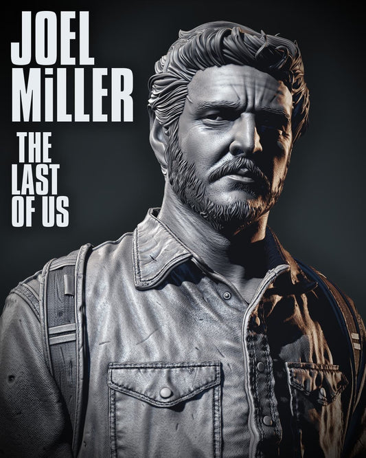 Joel Miller - The Last of Us Bust by Eastman - 4" to 7" high quality resin print