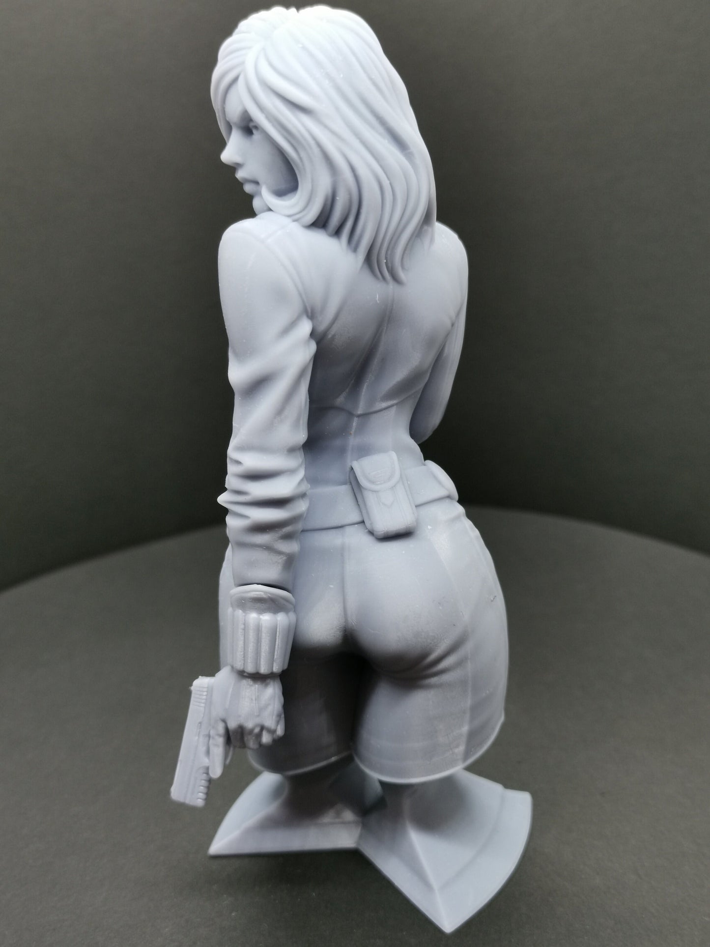 Black Widow (Marvel) Bust Fan Art Resin Printed Unpainted - 4" to 7"