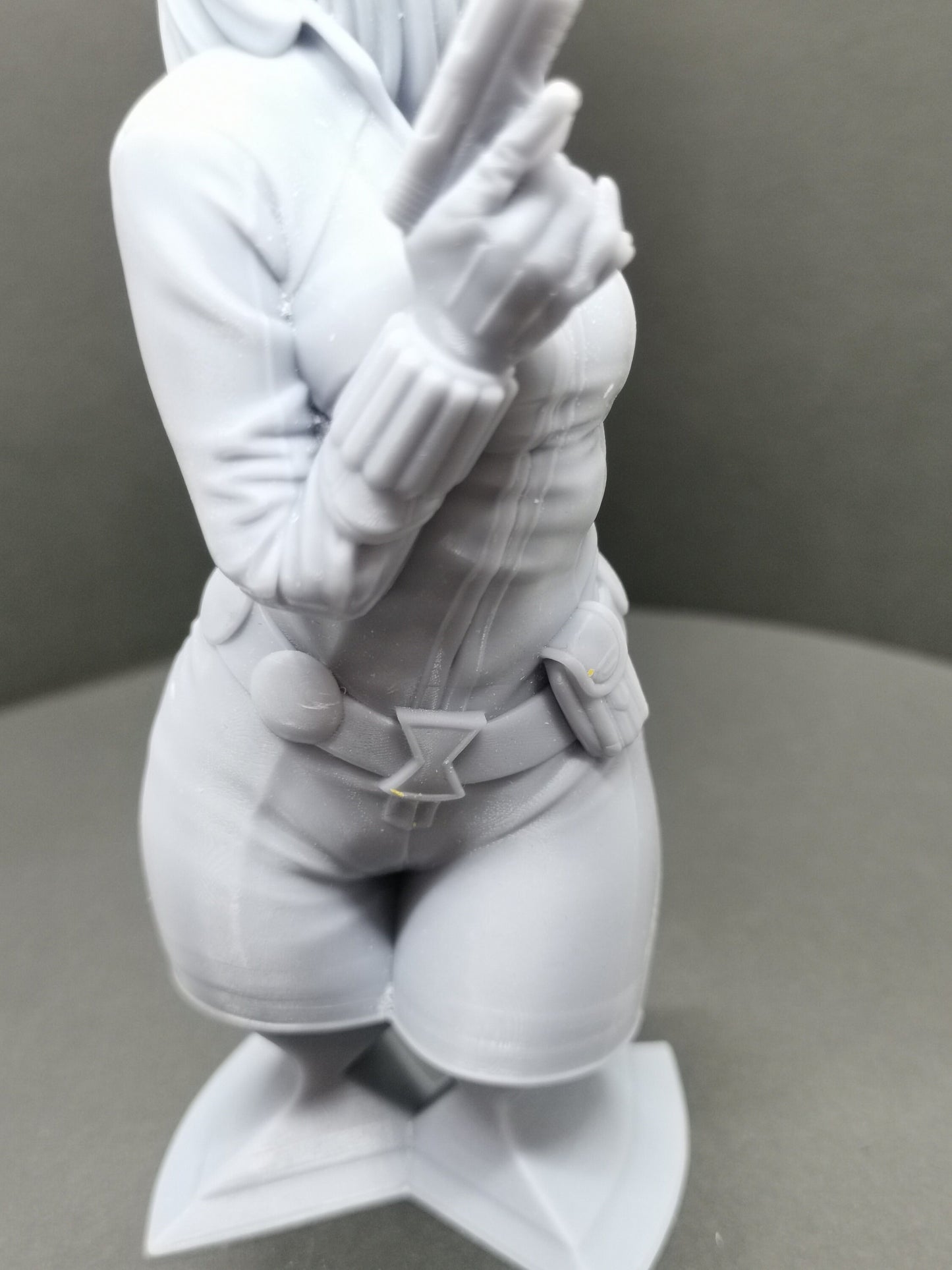 Black Widow (Marvel) Bust Fan Art Resin Printed Unpainted - 4" to 7"