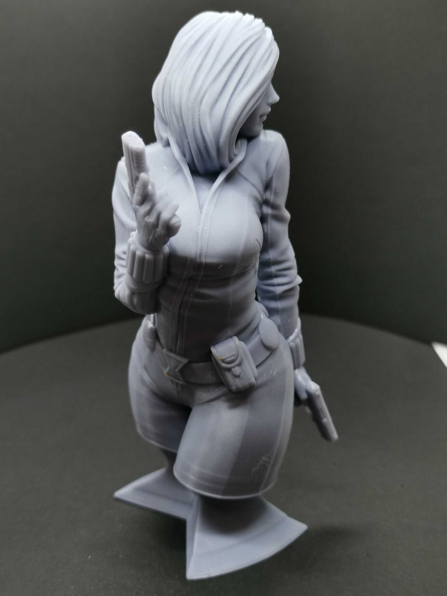 Black Widow (Marvel) Bust Fan Art Resin Printed Unpainted - 4" to 7"