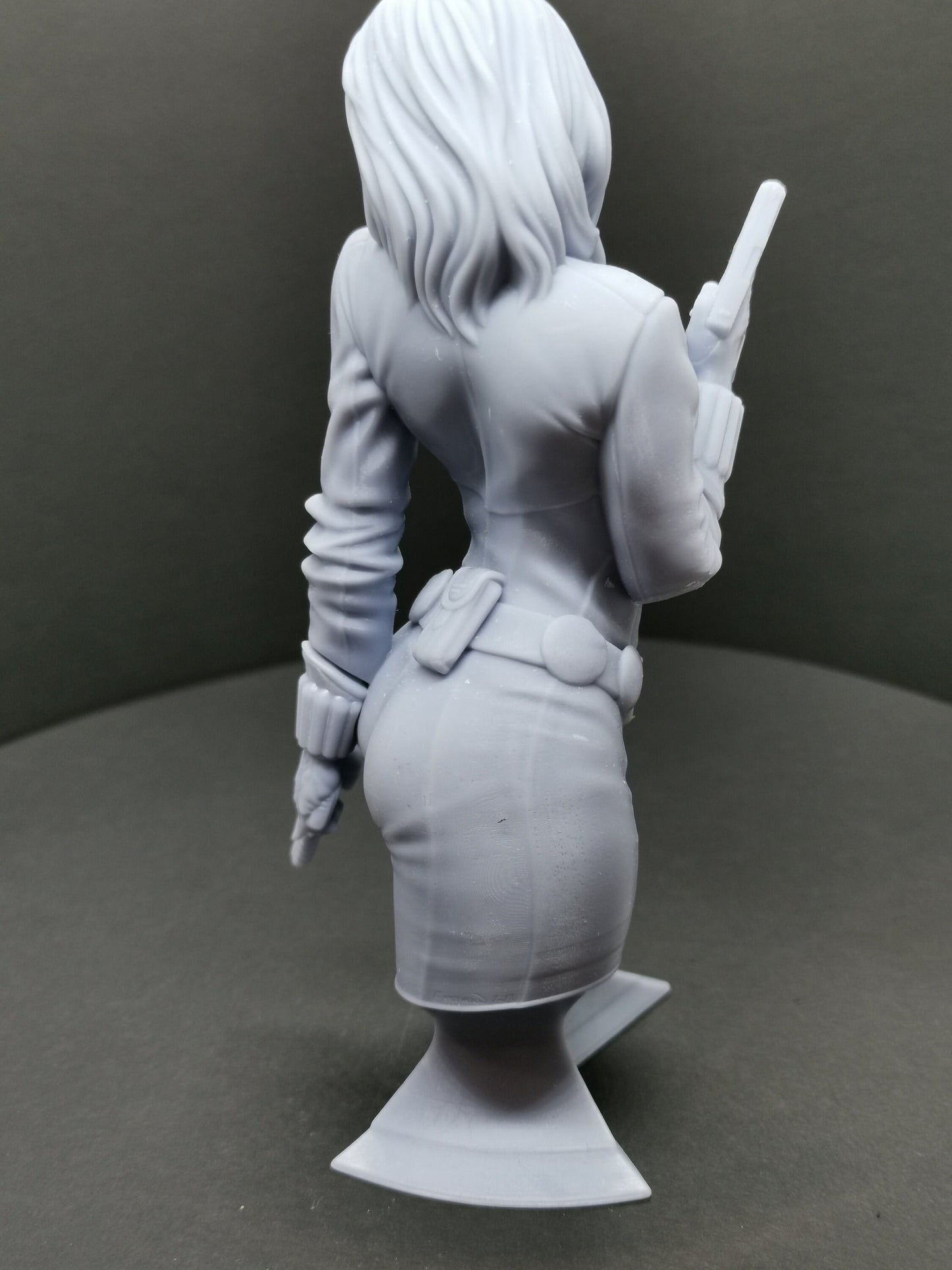 Black Widow (Marvel) Bust Fan Art Resin Printed Unpainted - 4" to 7"
