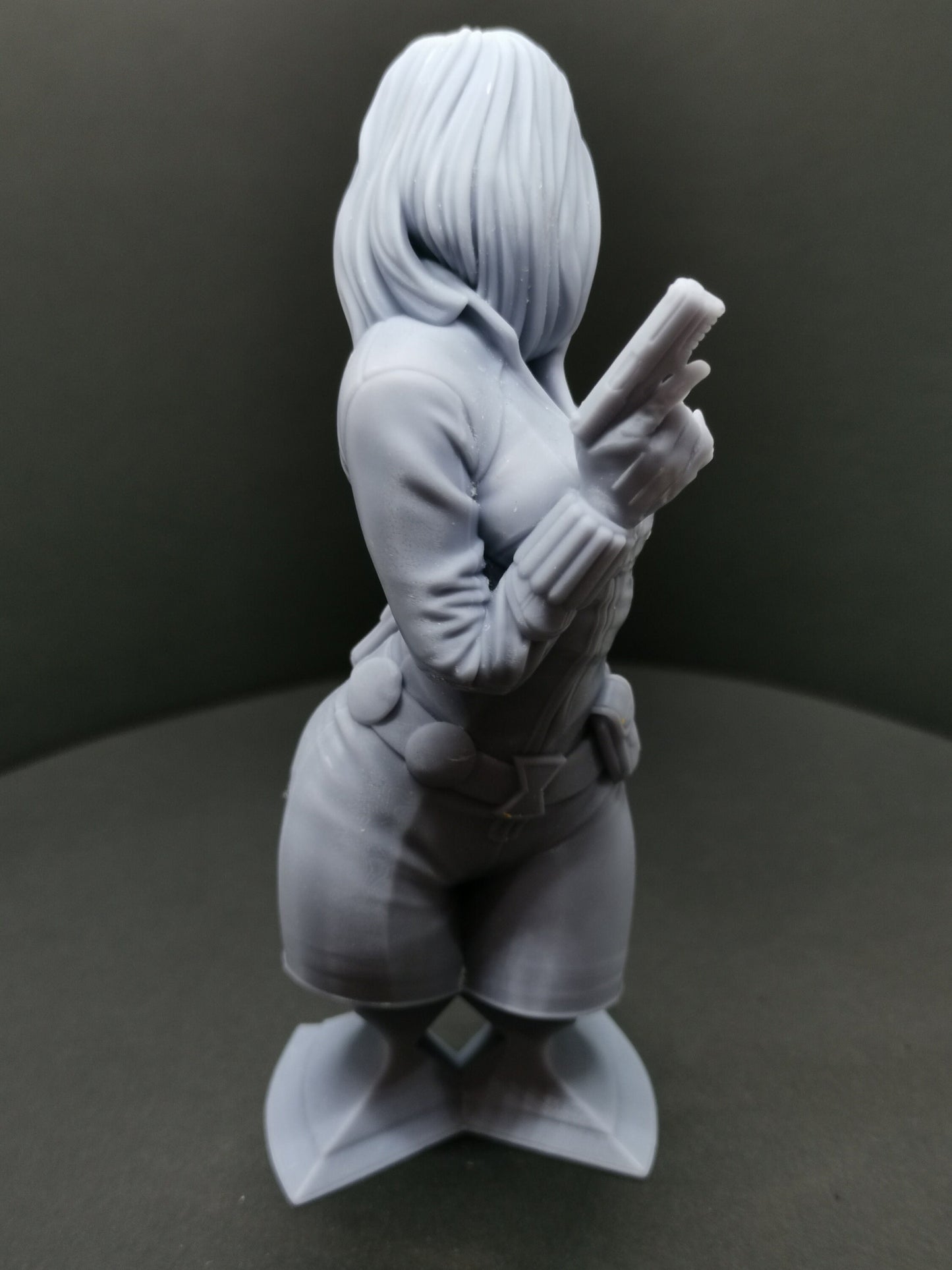 Black Widow (Marvel) Bust Fan Art Resin Printed Unpainted - 4" to 7"