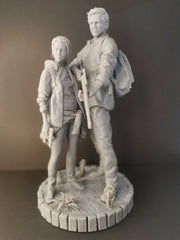 Joel & Ellie - The Last of Us Statue by Sanix3D - high quality 8k 3D print 10 / 8 / 6  scales