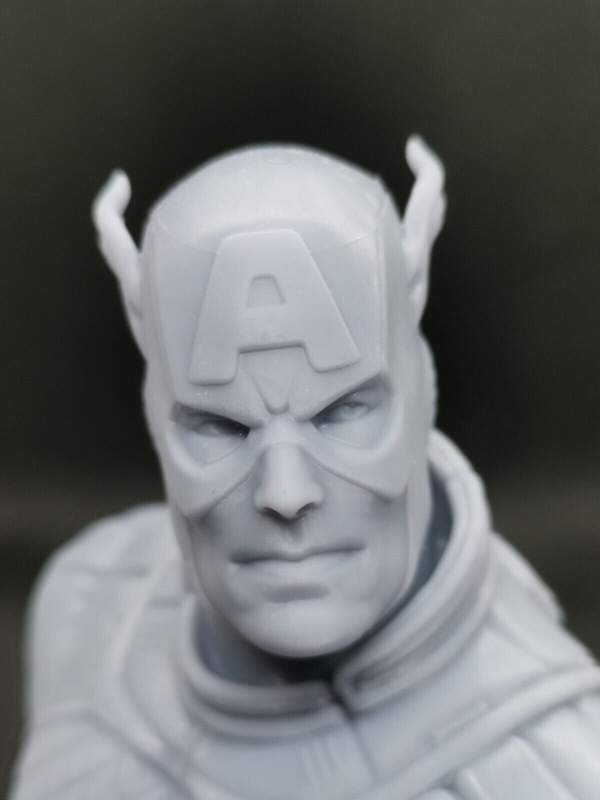 CAPTAIN AMERICA 3D Printed Resin Bust 125mm (5")