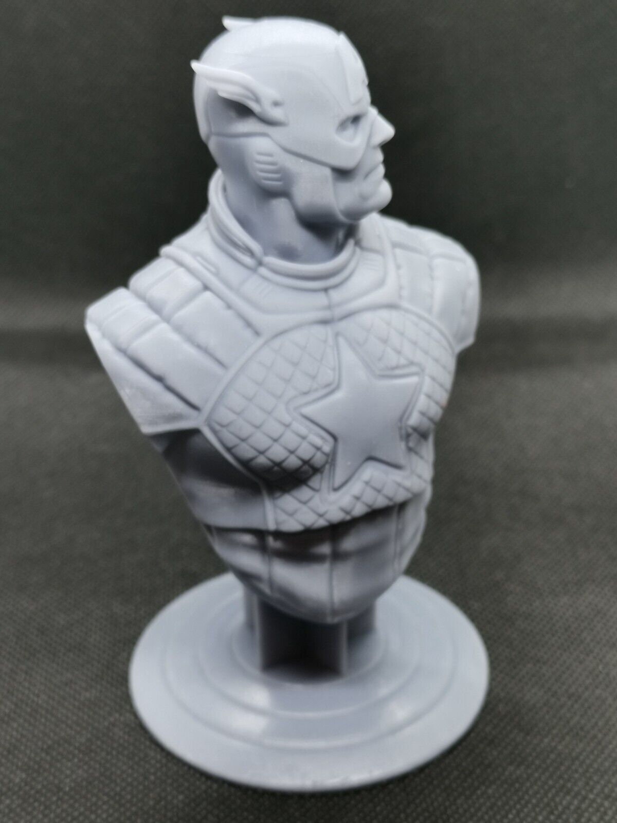 CAPTAIN AMERICA 3D Printed Resin Bust 254mm (10")