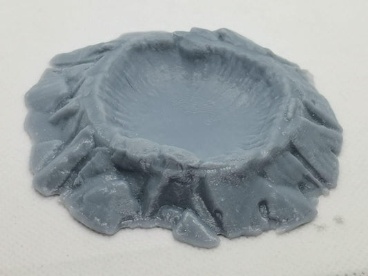 1 x Large Crater for terrain tabletop Miniatures games 28mm etc
